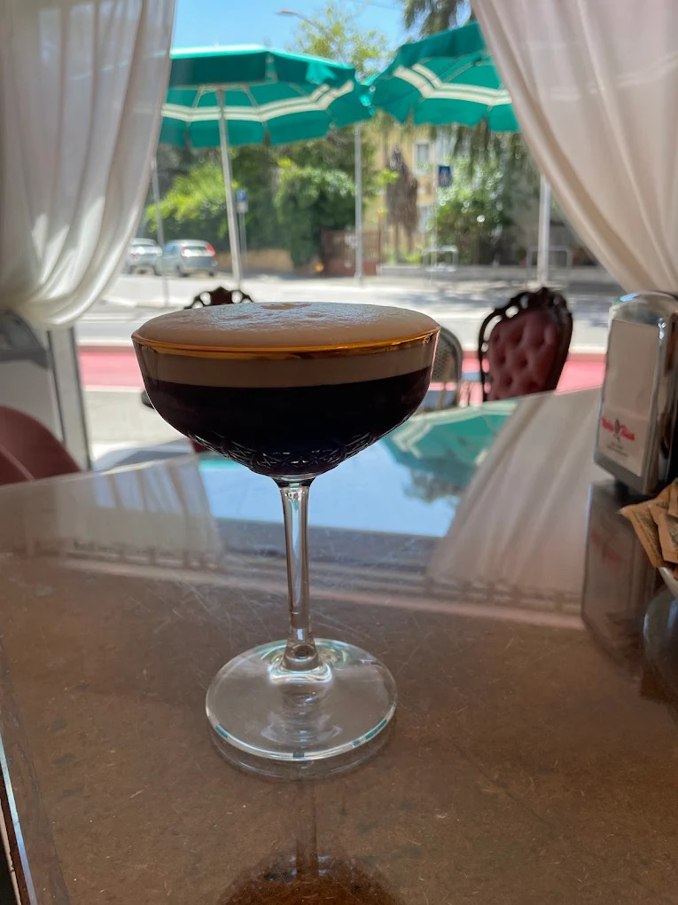 Caffè espresso martini al Bar Salaroli